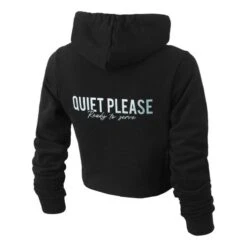 Ready To Serve Glitter Crop Hoody Women -Sports Tennis Gear 00106000 0 2