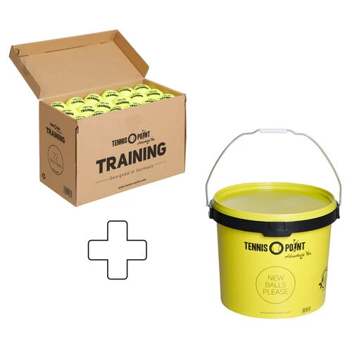 Training Box Of 72 Pcs Plus Ball Bucket, Pressureless 1 Training Box Of 72 Pcs Plus Ball Bucket, Pressureless