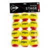 Dunlop Mini Tennis Stage 3 Red 12 Pack
