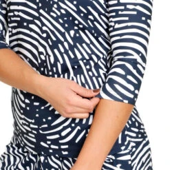 BIDI BADU Fingerprint Printed Long Sleeve Women -Sports Tennis Gear 01898000 0 6 1