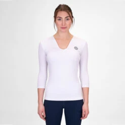 BIDI BADU Crew V-Neck Long Sleeve Women -Sports Tennis Gear 01983000 13