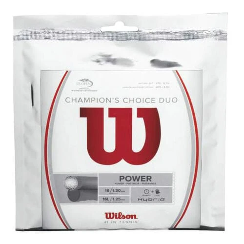 Wilson Champions Choice Duo, Silber String Set 12,2m 1 Wilson Champions Choice Duo, Silber String Set 12,2m