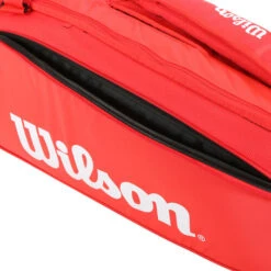 Wilson Super Tour Racket Bag 9 Pack -Sports Tennis Gear 0220600000 11
