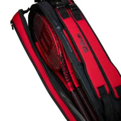Wilson Clash Super Tour Racket Bag 6 Pack -Sports Tennis Gear 0227700000 13