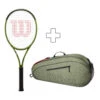 Wilson Blade Feel 100 Allround Racket (plus Tennis Bag)