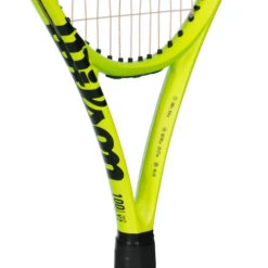 Wilson Clash 100L V2.0 Bright Neon Yellow Tour Racket -Sports Tennis Gear 04004000 10