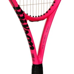 Wilson Clash 100L V2.0 Bright Neon Pink Tour Racket -Sports Tennis Gear 04005000 10