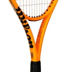 Wilson Burn 100 V5 Bright Neon Orange Tour Racket -Sports Tennis Gear 04007000 10