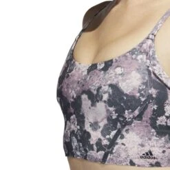 ADIDAS Yoga Light-Support Long Line All Over Print Sports Bras Women -Sports Tennis Gear 17102000 16