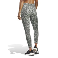 ADIDAS Optime Stash Pocket Training Animal Print Tight Women -Sports Tennis Gear 17842000 14