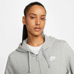 Nike Sportswear Club STD Zip Hoodie Women -Sports Tennis Gear 55462000 17