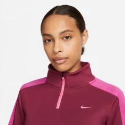 Nike Dri-Fit Half-Zip Long Sleeve Women -Sports Tennis Gear 56707000 18