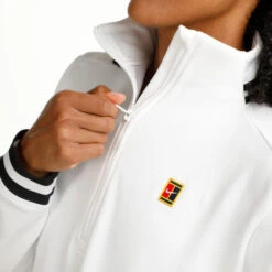 Nike Dri-Fit Court Heritage 1/4 Zip Sweatshirt Women -Sports Tennis Gear 57383000 0 4